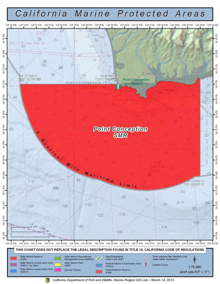 Point Conception SMR California MPAS